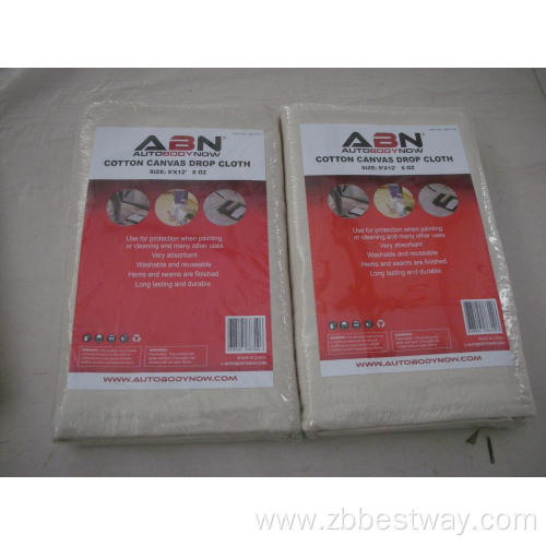 8 oz  5*20 cotton drop cloth